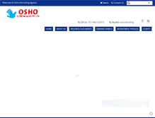 Tablet Screenshot of oshorecruiting.com